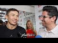 GENNADY GOLOVKIN ON IF CANELO HAS IMPROVED "HE'S STAYED THE SAME; IF I FEEL GOOD WHY NOT A 3RD FIGHT