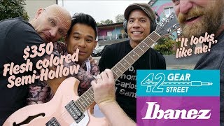 Video thumbnail for Ibanez Artcore Vibrante AS63 - Coral Pink - Guest playing by RJ Ronquillio - 42 Gear Street #42gsone by 60 Cycle Hum