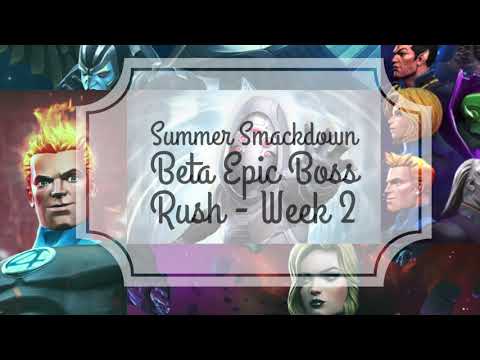 Summoner Smackdown Boss Rush Beta Week 2 Epic Difficulty - Item less