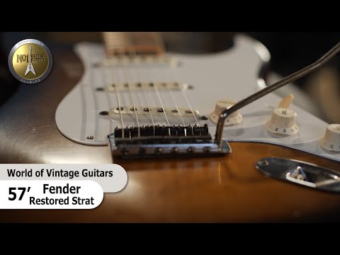 restored 1957 Fender Stratocaster - "The World of Vintage Guitars" Reeperbahn Festival Edition