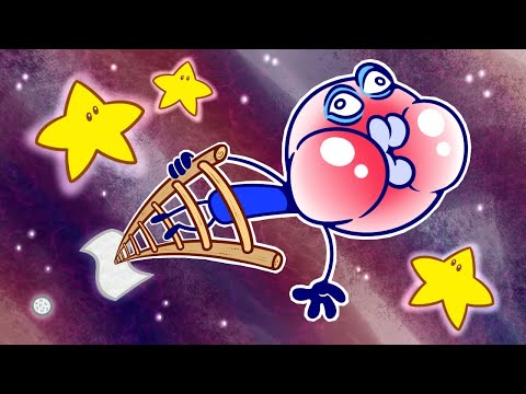 Pencilmate, The Astronaut In Space -in- “Bossed In Space” Pencilmation Cartoons!