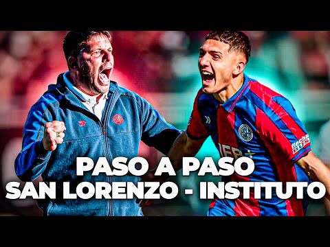 PASO A PASO SAN LORENZO 1-0 INSTITUTO | Torneo Clausura 2025