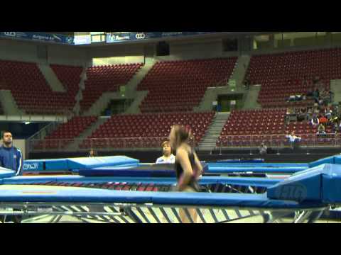 Ekaterina KHILKO (UZB) -- 2013 Trampoline Worlds, Qualifications