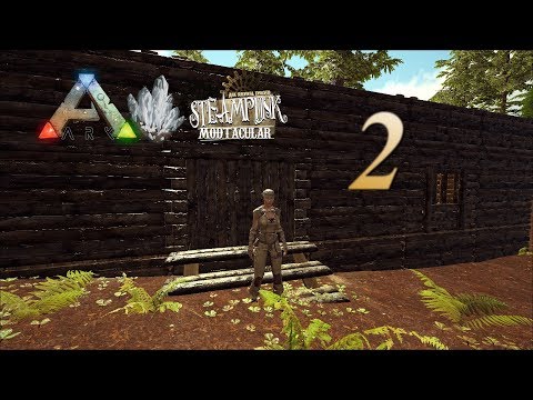 Ark Crystal Steampunk - Ep2 - Building the starter base