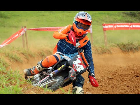 Corrida da Nacional 160cc Livre na final do Velocross 2021 em Agronômica SC