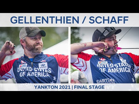 Braden Gellenthien v Kris Schaff – compound men semifinal | Yankton 2021 World Cup Final