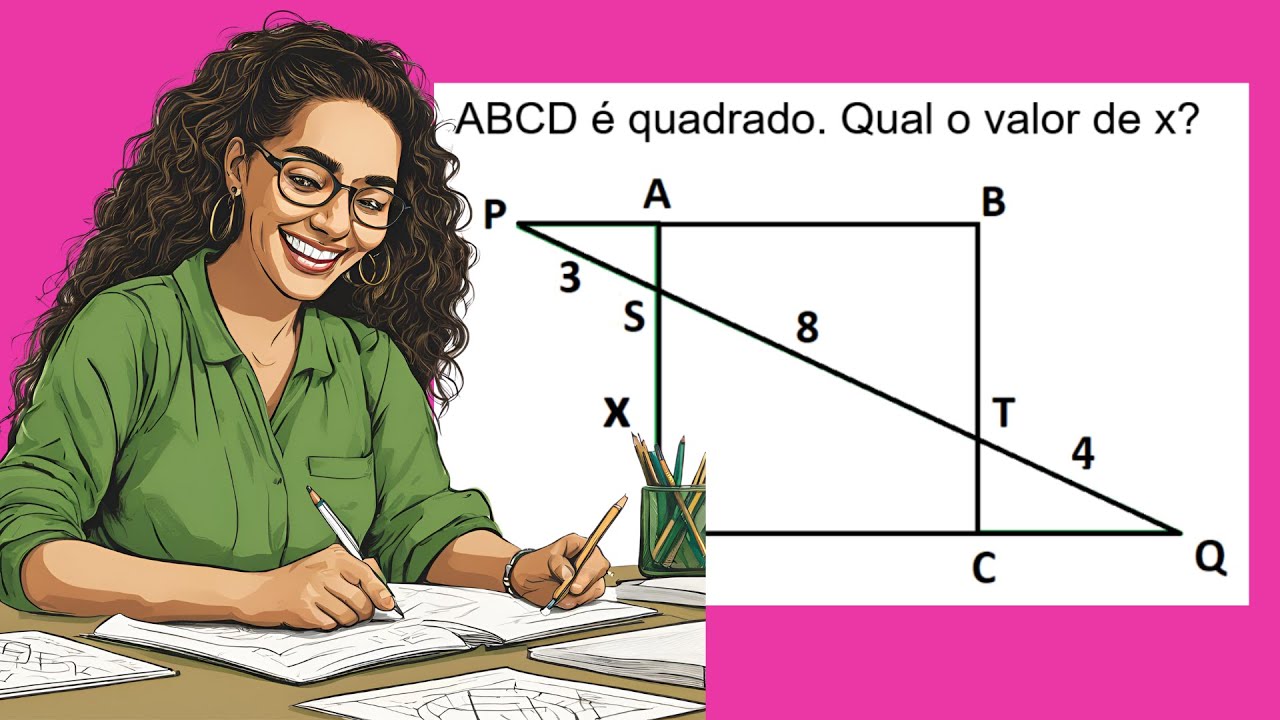QUESTÃO DESAFIANTE DE GEOMETRIA . VOCÊ  CONSEGUE ACERTAR?