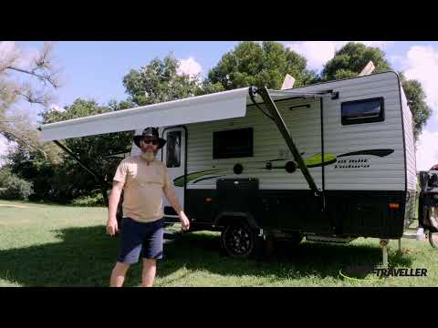 Awning Set Up - Sunburst Eclipse Aussie Traveller