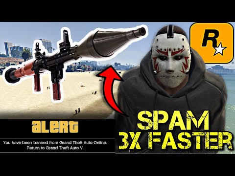 Fastest Rocket Spam On GTA!? (How To Spam 3x Faster Method)