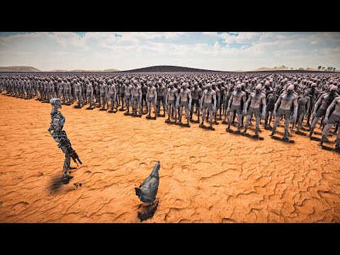 Super chicken and terminator fight against 1,000,000 zombies