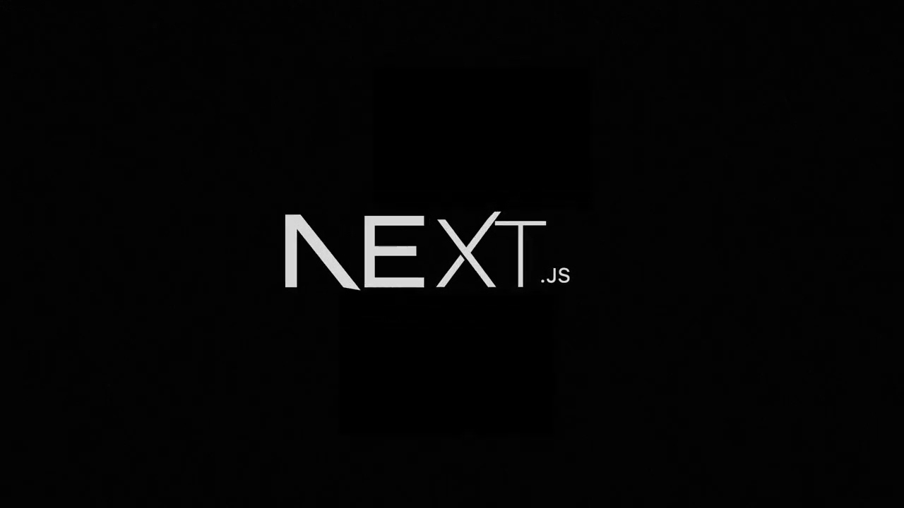 Next.js logo showcasing the distinctive design of the popular React framework for web development.