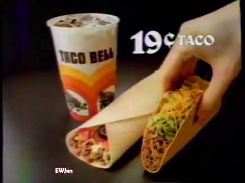 1982 Taco Bell "Burrito Supreme" "Jack Riley" TV Commercial