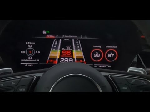 RS3 8Y 300km/h-1 auf der Autobahn.