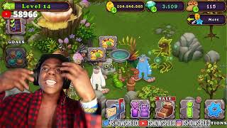 IShowSpeed My Singing Monsters freestyle