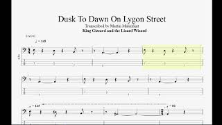 Dusk To Dawn On Lygon Street (bass tab)
