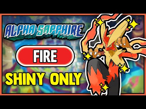 POKEMON ALPHA SAPPHIRE HARDCORE NUZLOCKE - SHINY FIRE POKEMON ONLY!