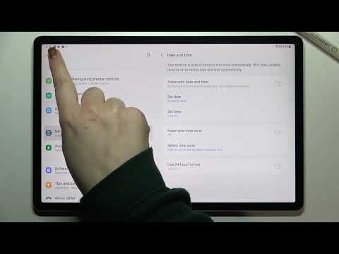 How to Change Date & Time in SAMSUNG Galaxy Tab S7 FE – Manage Time Zone Settings