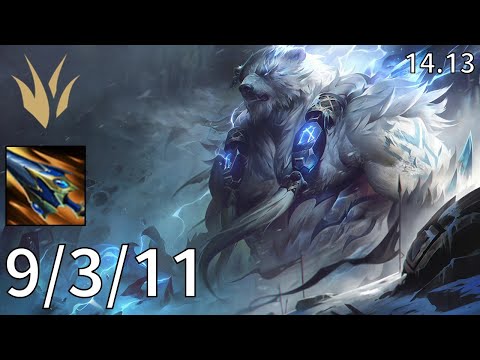 Volibear Jungle vs Udyr - EUW Master | Patch 14.13