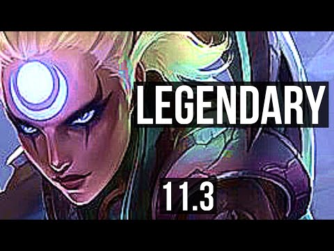 DIANA vs RAKAN (MID) | 2.4M mastery, Legendary, 600+ games, 9/2/5 | NA Grandmaster | v11.3