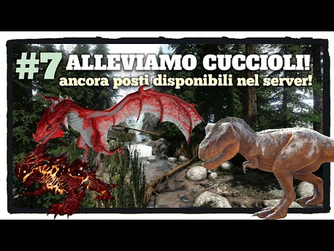 ALLEVIAMO CUCCIOLI DI MAGMASAURI E VIVERNE! + Taming Tirannosauri | Ark Fjordur (ITA) - Server ep.7
