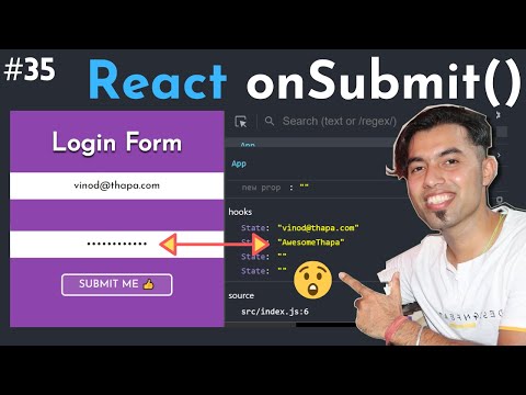 Login Form Submit in React Js in Hindi in 2020 35