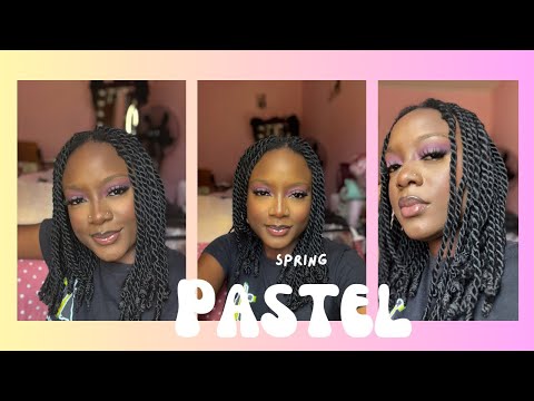 How to do:Spring Pastel Eyeshadow|Beginner|Andreanna|