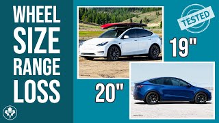 DEFINITIVE: Tesla Model Y Wheel Size and Range Loss (TESTED)