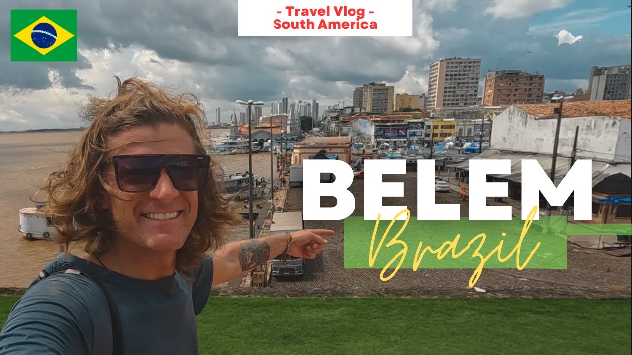 🌎 Exploring Belém, Brazil: Sipping Cachaça with Jambu🍹, Tucans & Parrots 🦜, & A Beautiful Theatre 🇧🇷