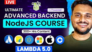 LAUNCHING LIVE Backend Development in NodeJS AI Powered Cohort 2026 | Lambda 5.0 🚀
