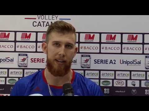 Messaggerie Bacco Catania vs Acqua Fonteviva Massa 3-1, intervista a Dusan Bonacic