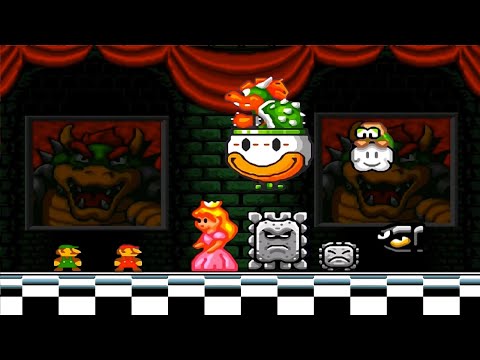 Super Mario Bros HD: For Lost Players: All Bosses