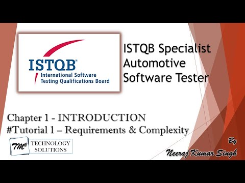 ISTQB Automotive Tester Introduction ISTQB Tutorials