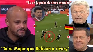 "LA MAQUINA LUIS DIAZ" KOMPANY Y PERIODISTAS ALEMANES RENDIDOS ante LUIS DIAZ con BAYERN HOY