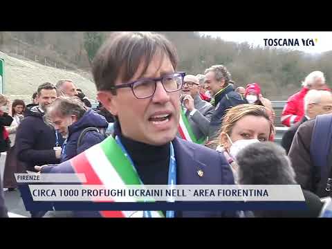 2022-03-18 FIRENZE - CIRCA 1000 PROFUGHI UCRAINI NELL'AREA FIORENTINA