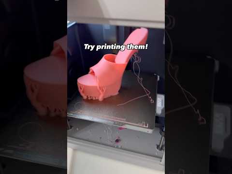 Much better 😍 3D Printing Heels! #3dprinting #heels #diy #shoes