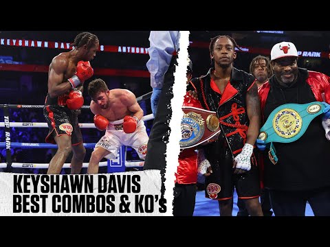 Keyshawn Davis Best Combinations and Knockouts | Davis Returns in Co-Feature Sat ESPN