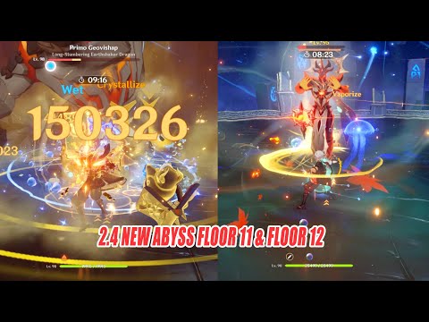 2.4 New Abyss Floor 11 & Floor 12 9-Star Itto & Xiao Team Gameplay - Pyro Abyss Lector Add