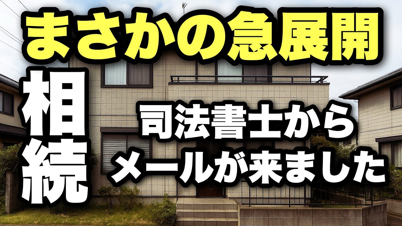 実家の相続。まさかの急展開。