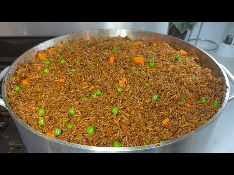 Easy jollof rice recipe/Ghana Jollof rice /how to prepare the perfect and authentic Ghana jollof