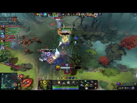 Save's Pugna - in his unlimited life drain during team fight | DreamLeague Season 20 #dota2