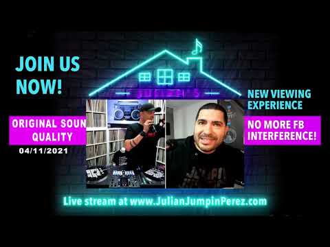 Julian Jumpin Perez Chicago house music: Facebook Live 04/10/2021