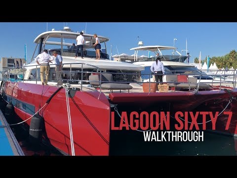 Lagoon SIXTY 7 Motor Yacht | First REAL walkthrough | Premiere Cannes Yachting Festival 2019