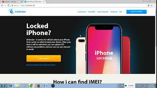 Free iPhone IMEI,  Blacklist, Soldby, SIM Lock Check via IMEI