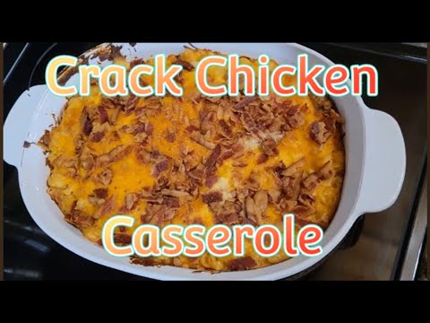 Mrs. De Grill Cooks Crack Chicken Casserole