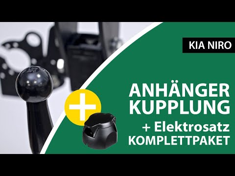 Anhängerkupplung abnehmbar KIA NIRO | GDW Komplettsatz + Montage von Rameder