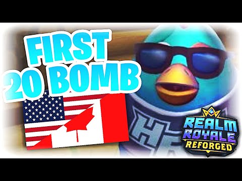 My FIRST 20 BOMB in NA! (Realm Royale Reforged Solos)