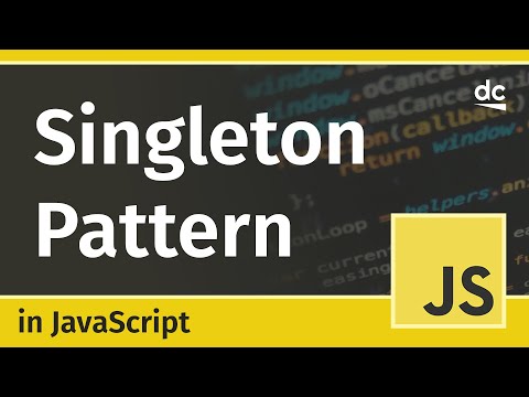 How to Create Singleton Classes in JavaScript Design Patterns Tutorial
