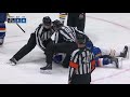 Anders Lee VS Colin Miller Fight Buffalo Sabres at New York Islanders