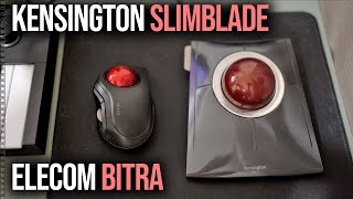 Video thumbnail for Kensington Slimblade vs Elecom Bitra trackball review by kerodean