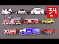 Emergency Vehicles Rescue Trucks For Kids 39 Minutes Fire Police Car Ambulance Organic Learning